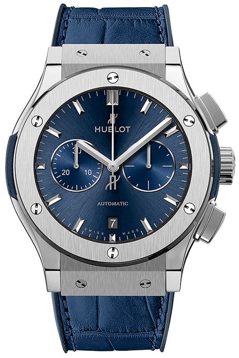 hublot classic fusion chronograph 42mm 541.nx.7170.lr|Classic Fusion Titanium Blue 42 mm .